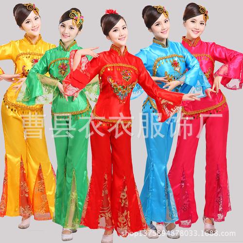 秧歌演出服舞蹈厂家,品牌,图片,热帖